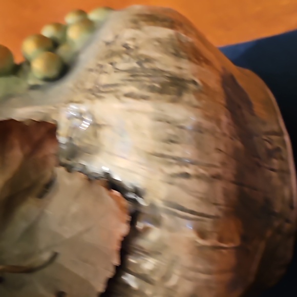 Amphora Porcelain Vase with Raised Grapes and Leaves Art Nouveau Turn of Century - Picture 11 of 16